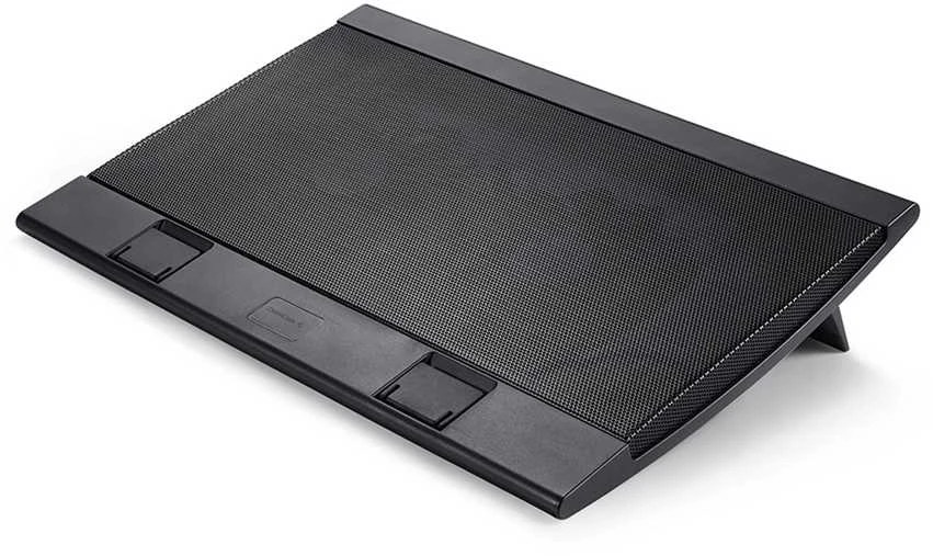 Deepcool | Nešiojamas kompiuteris aušintuvas Wind Pal FS, plonas, nešiojamas, didelio našumo, du 140 mm ventiliatoriai, 2 xUSB Hub, up tp 17" | 382x262x46mm mm | 922g g