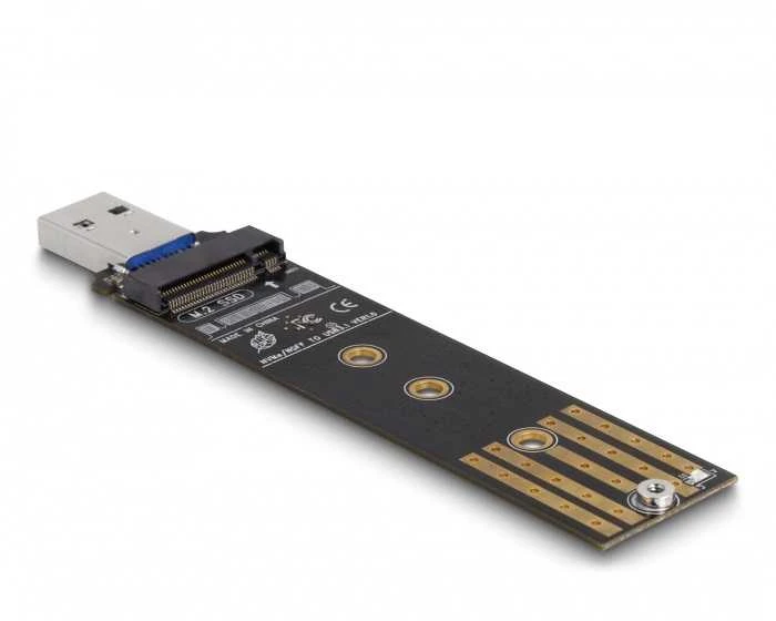 Kieszeń Delock DELOCK Combo Konverter für M.2 NVMe PCIe/SATA SSD USB 3.2