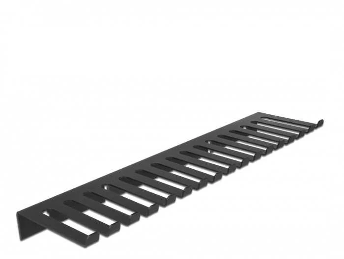 Delock kabelio laikiklis 325 x 90 mm, skirtas tvirtinti prie sienos juodas