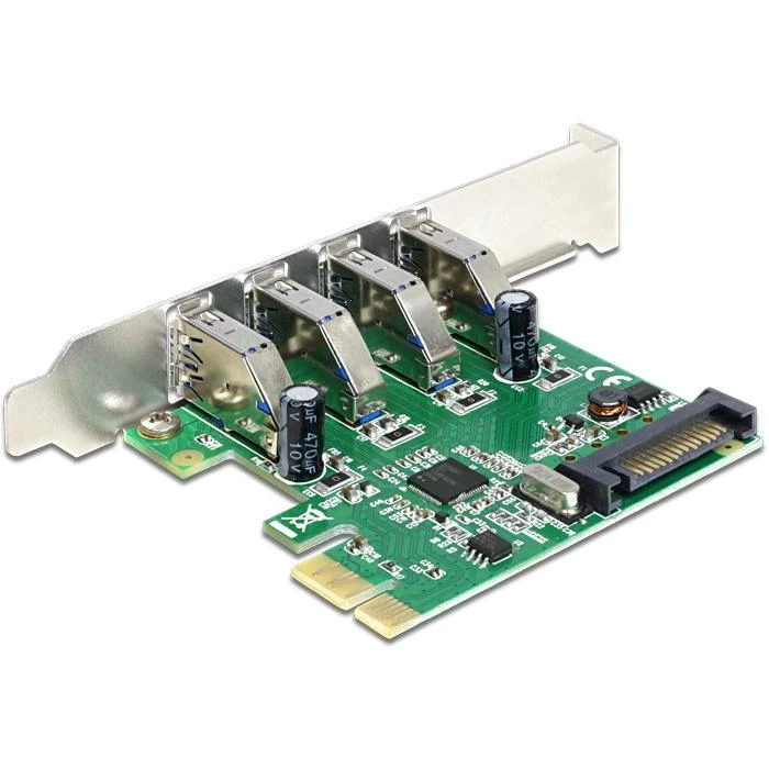 „Delock PCI Express“ kortelė > 4 x USB 3.0