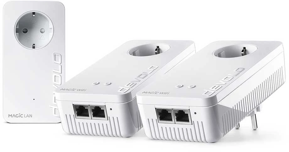 Maršrutizatorius Devolo Ag devolo Magic 2 WiFi ac Next Multiroom Kit 2400Mbit, Powerline+WLAN, 5x LAN, Mesh