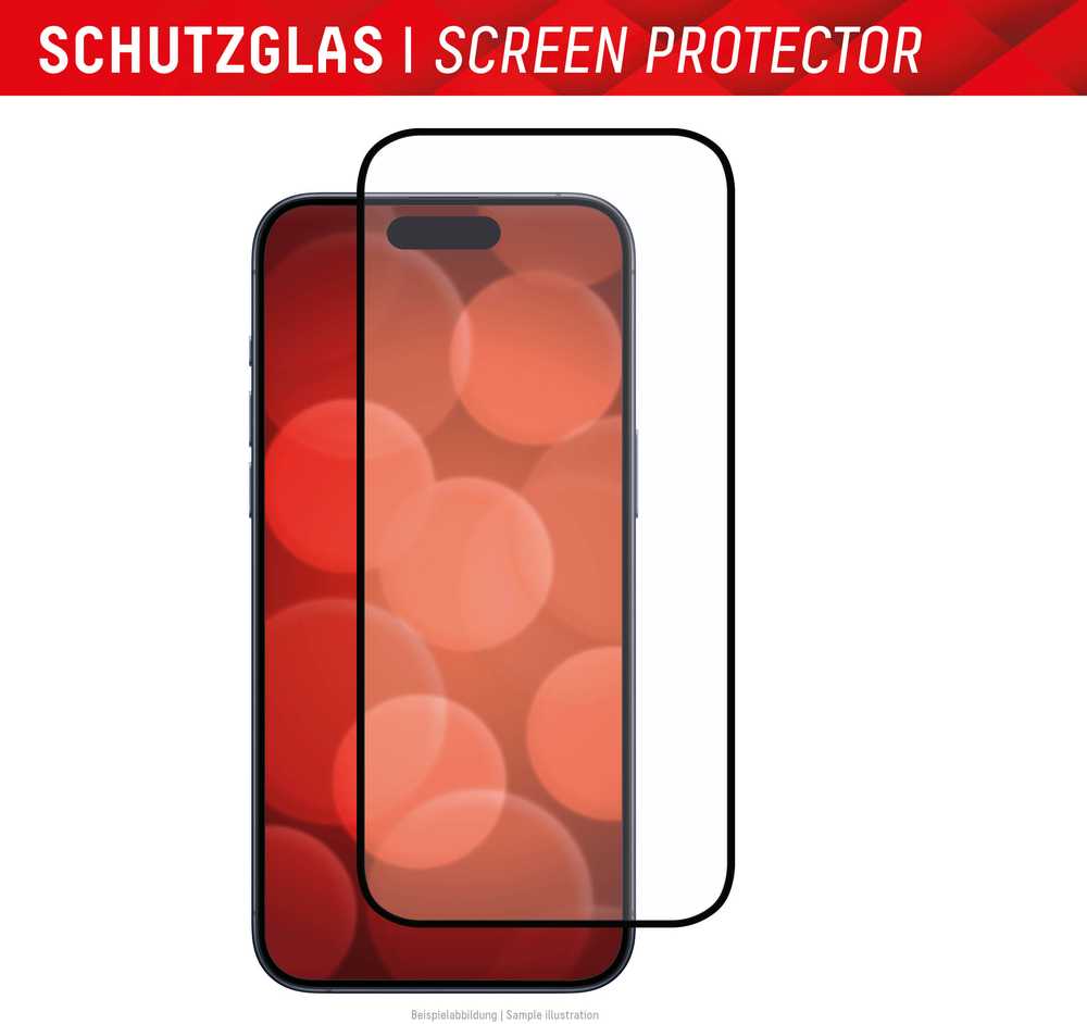 DISPLEX REAL GLASS FC IPHONE - 15/15 PRO