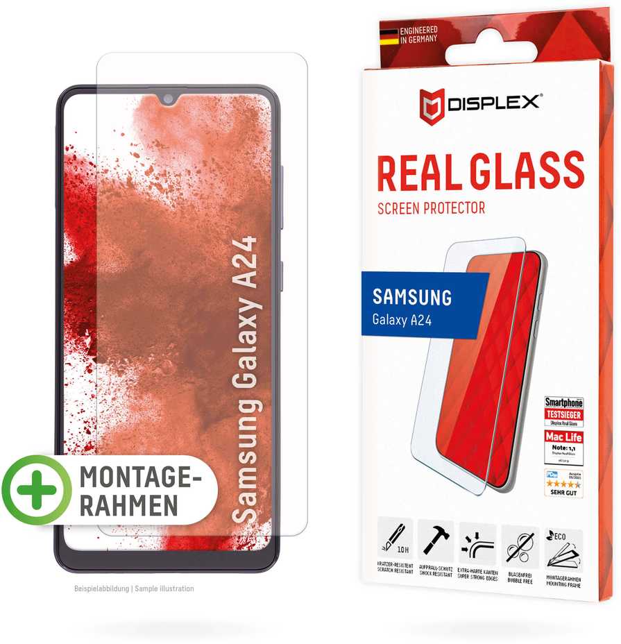 Samsung Galaxy A25/25 5G Real 2D Glass By Displex Transparent