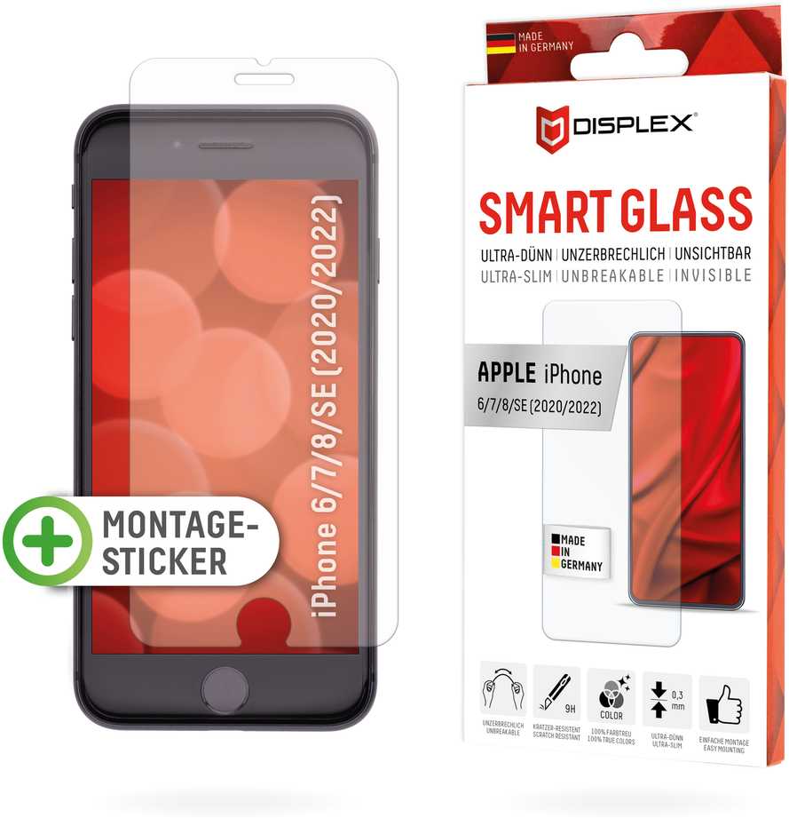 Dėklas Displex DISPLEX Smart Glass Apple iPhone 6/7/8/SE (20/22)