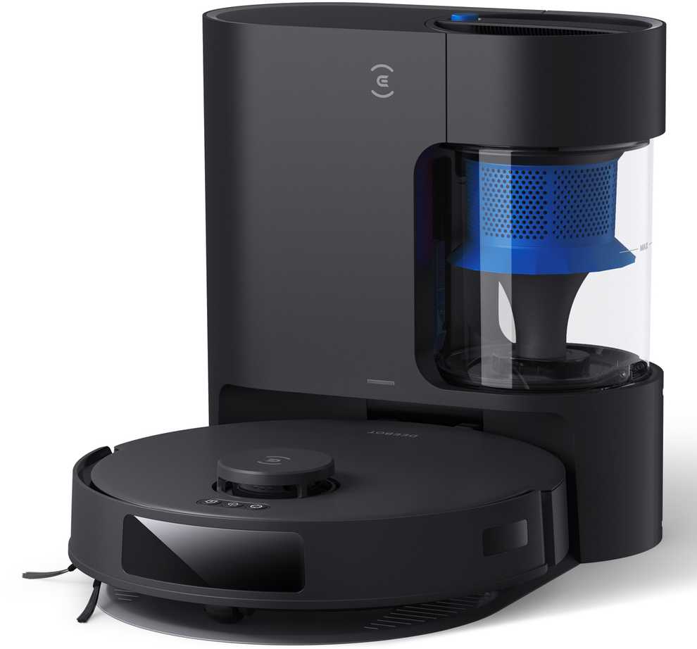 Ecovacs DEEBOT N20 PRO PLUS dulkių siurblys - robotas, Juodos spalvos