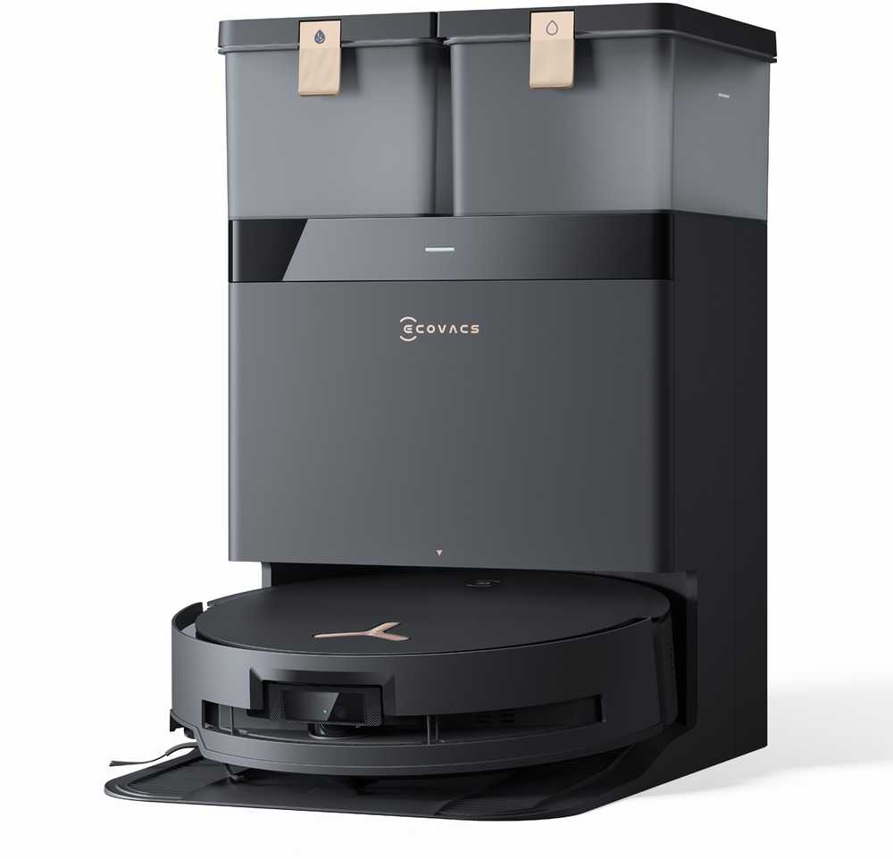 Ecovacs Deebot X8 Pro Omni dulkių siurblys-robotas, Juodas