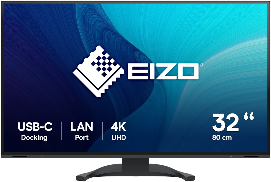 Monitorius EIZO EV3240X 31.5" IPS 16:9 3840X2160 USB-C/94W RJ45 (Juodas)