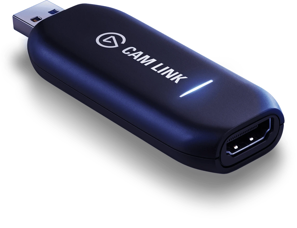 Elgato Cam Link 4K, DSL fotoaparato arba veiksmo kameros prijungimo kaip internetinė kamera adapteris