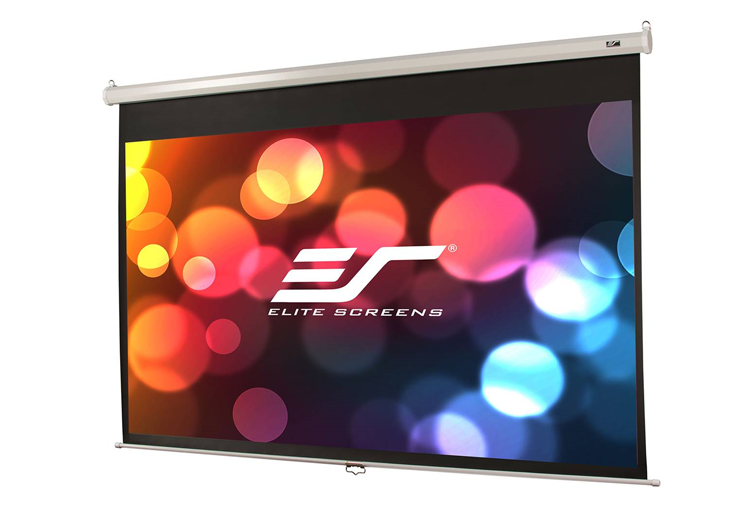 Elite Screens | Manual Series | M106XWH | Įstrižainė 106" | 16:9 | Matomo vaizdo plotis (W) 235 cm | Baltas