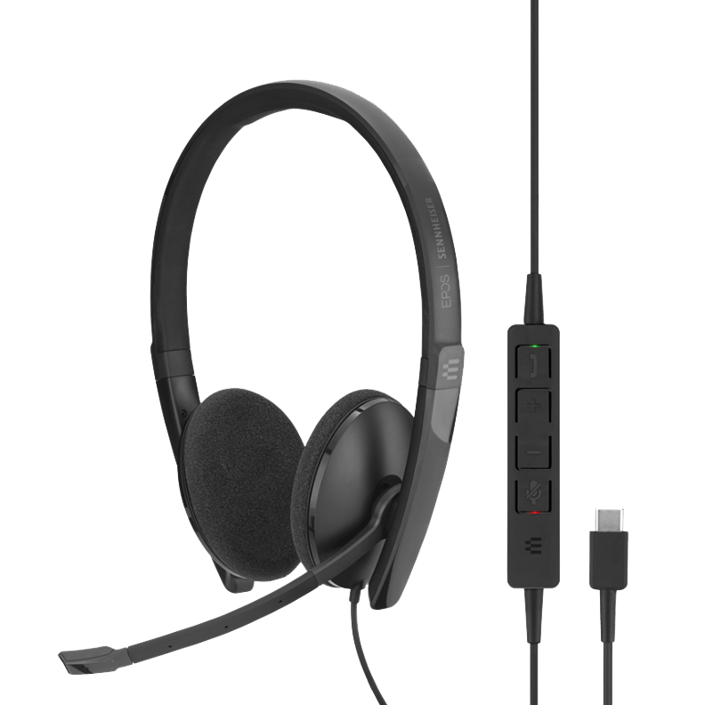 EPOS SENNHEISER SC 160 USB-C WIRED Ausinės BINAURAL INLINE CALL CONTROL MS  | Varle.lt