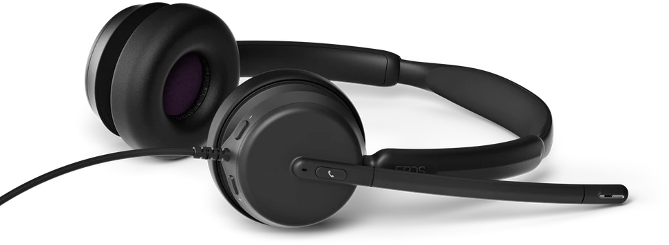 Ausinės - EPOS Impact 460 USB-C Binauralinės Triukšmo Slopinimo Juodos