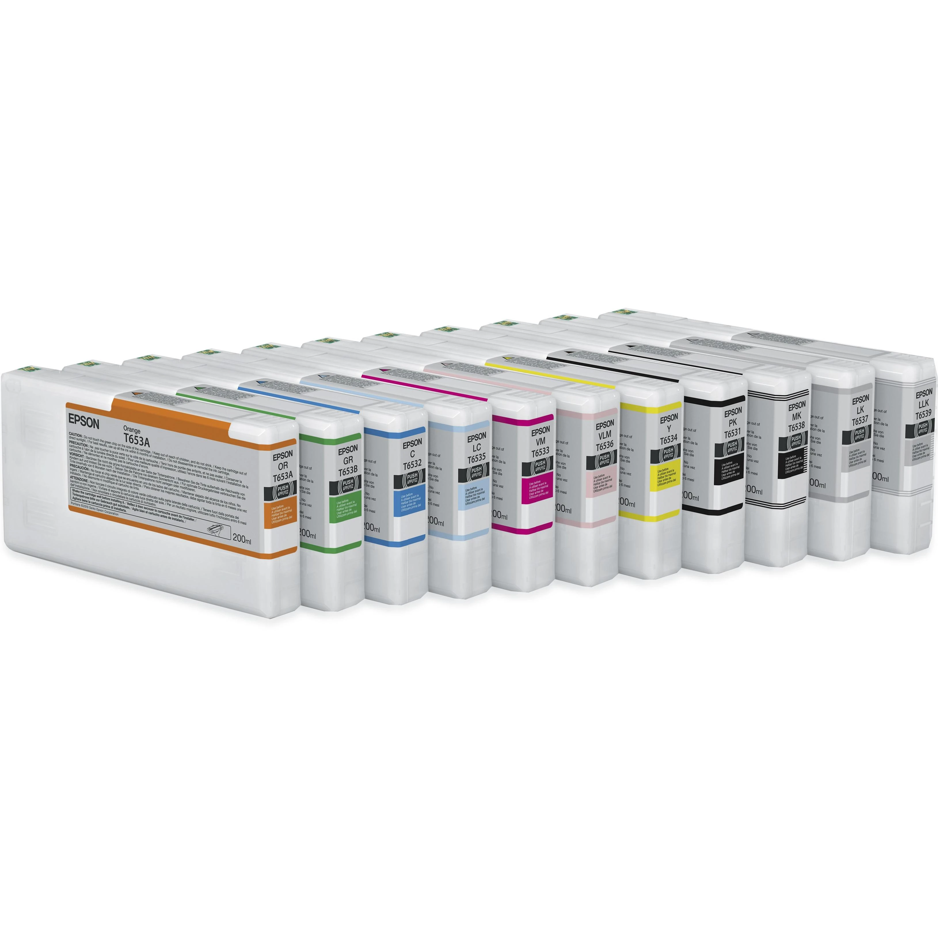 Epson T6534 Geltona rašalo kasetė (200 ml)