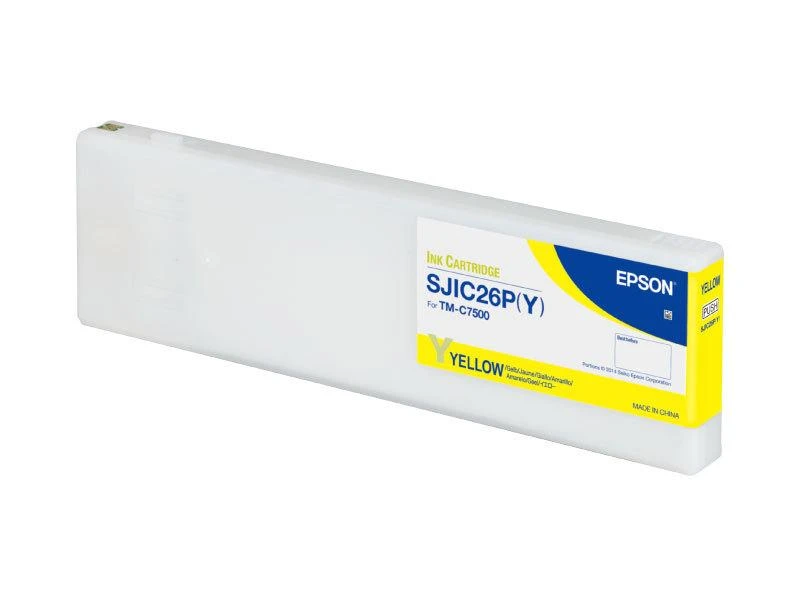 Rašalas Epson SJIC26P(Y) Geltona | 295,2 ml | ColorWorks C7500 Series