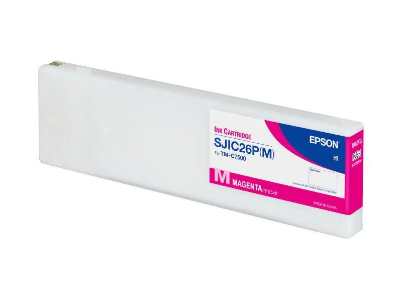 Epson SJIC26P(M): rašalo kasetė, skirta ColorWorks C7500 (purpurinė)