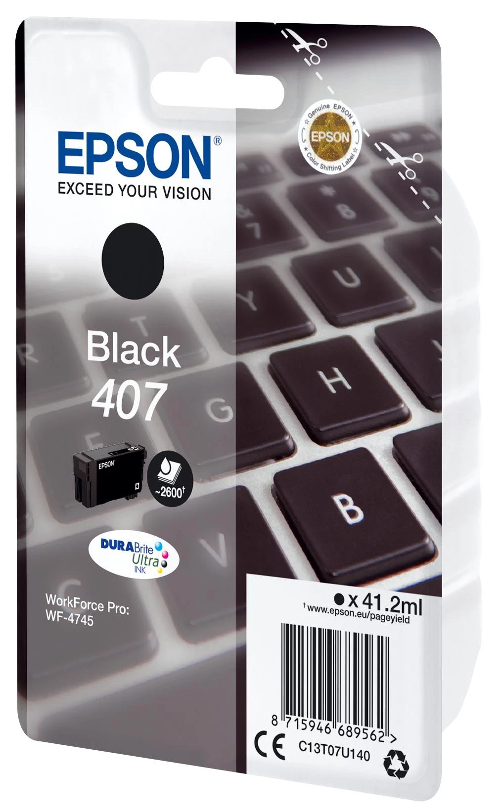 Epson WF-4745 Series | Ink Cartridge L Juodas | Ink Cartridge | Juodas