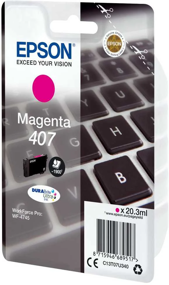 Epson WF-4745 serija | Rašalo kasetė L Magenta | Rašalo kasetė | Magenta