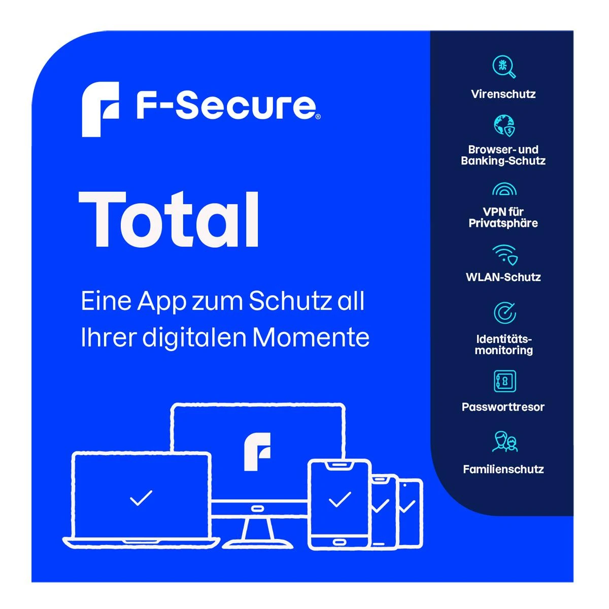 F-Secure Total [5 Geräte - 1 Jahr] [Vollversion]