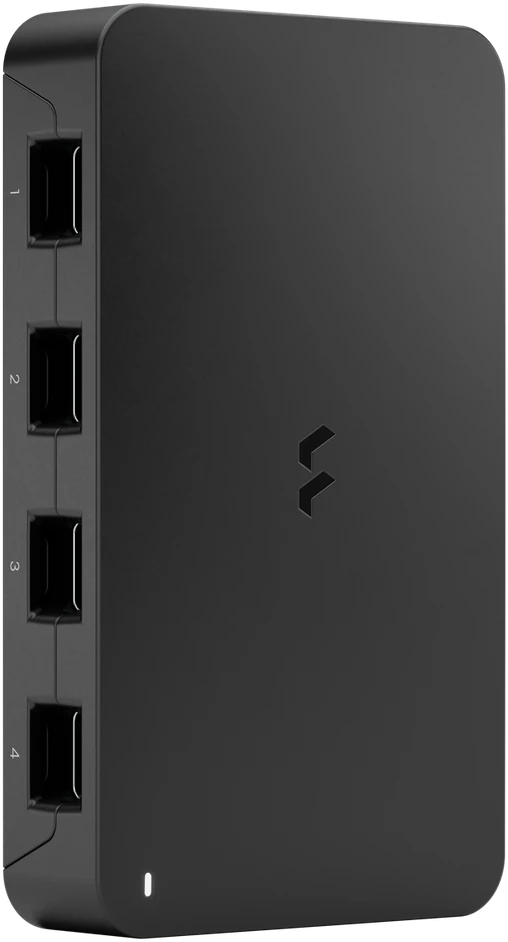 Fractal Design Adjust Pro Hub – 4 lizdų vaizdas iš šono