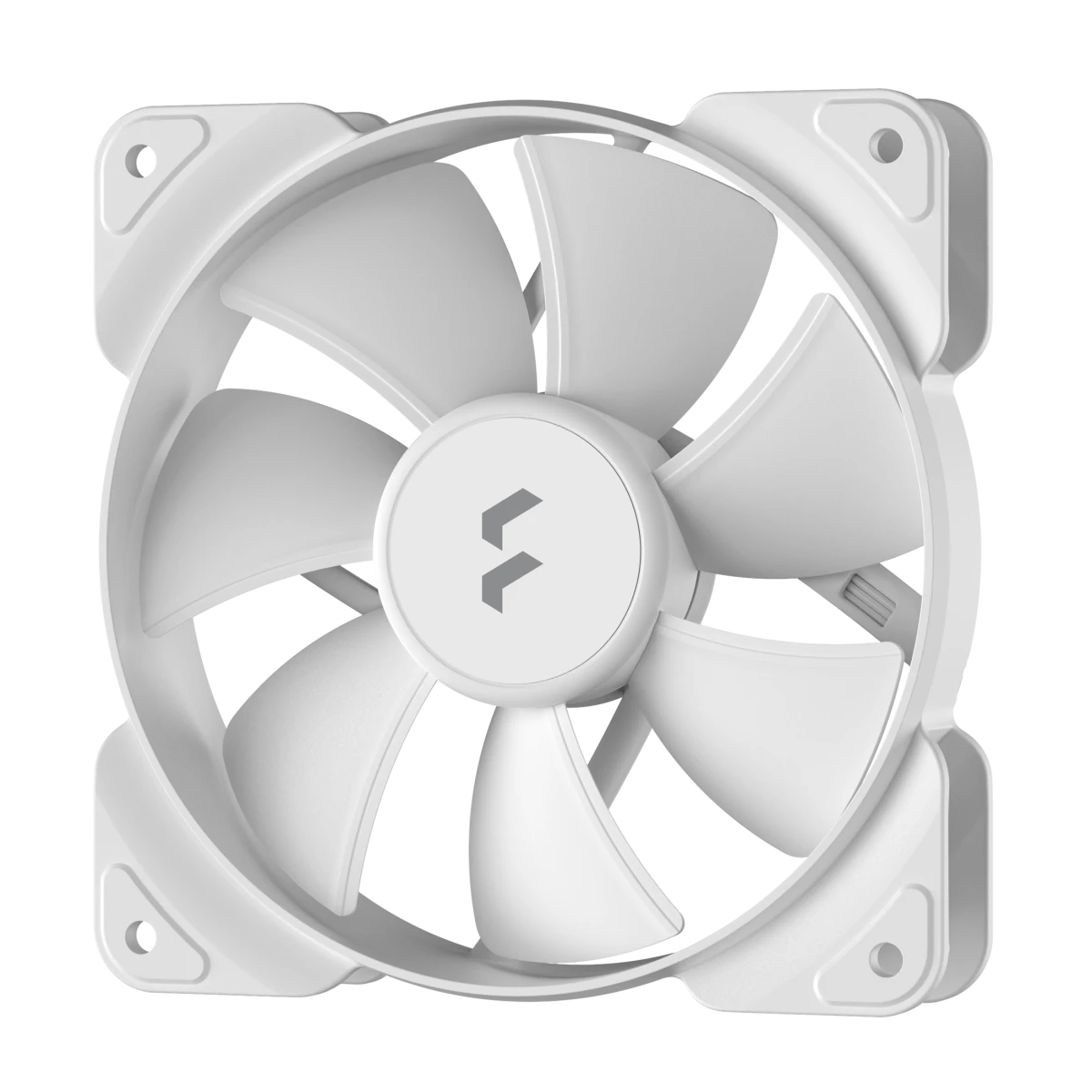 Fractal Design Aspect 12: baltas 120 mm ventiliatorius
