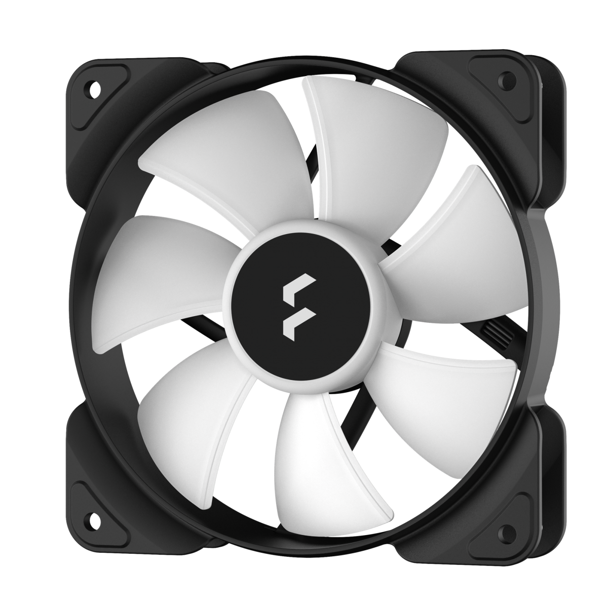 Fractal Design Fraktalų dizainas | Triguba pakuotė | 12 aspektas RGB PWM | Juodas | Korpuso ventiliatorius