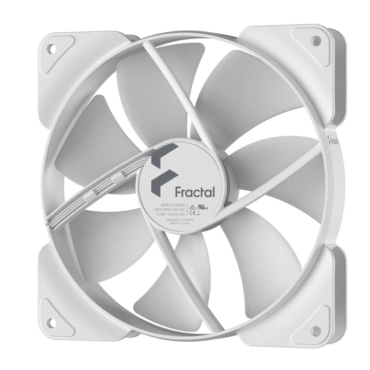 Fractal Design Aspect 14 RGB Baltas Frame