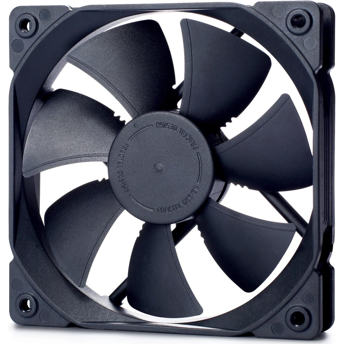 Fractal Design | Dynamic X2 GP-12 PWM Juodas | Baltas blades, juodas frame | Case fan