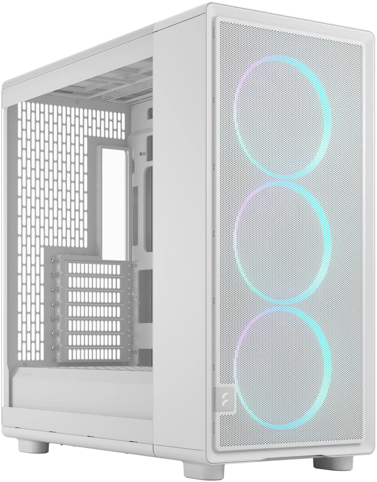 „Fractal Design“ korpusas | „Epoch XL“ | „Baltas TG RGB Clear Tint“ | ATX