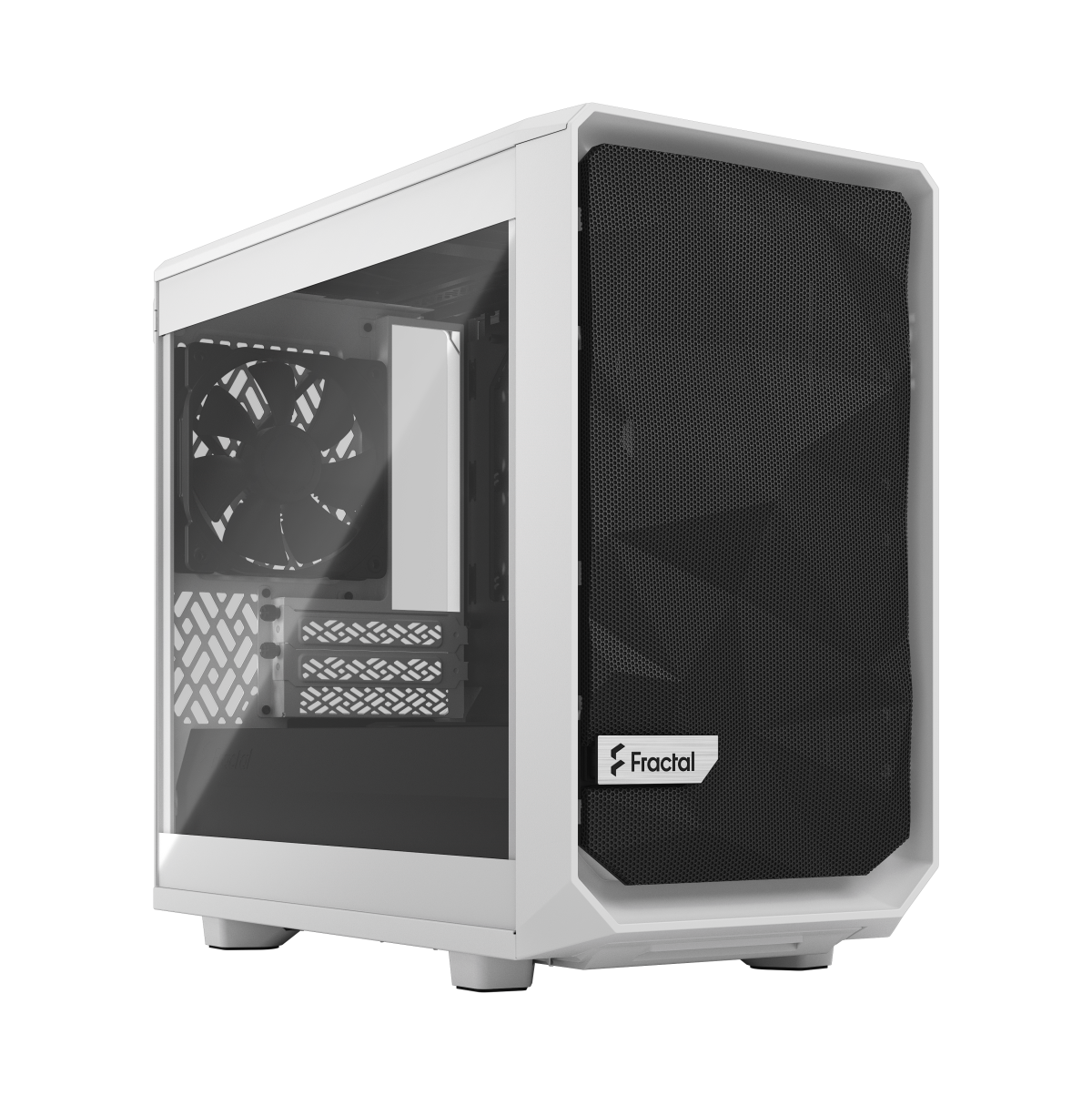 „Fractal Design“ | „Meshify 2 Nano“ | Šoninis langas | Baltas TG skaidrus atspalvis | ITX | ATX