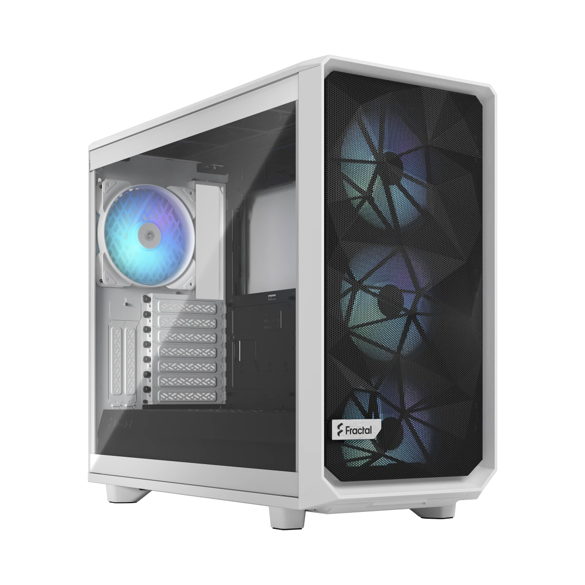 Fractal Design | Meshify 2 RGB TG Clear Tint | Side window | E-ATX | ATX | Baltas