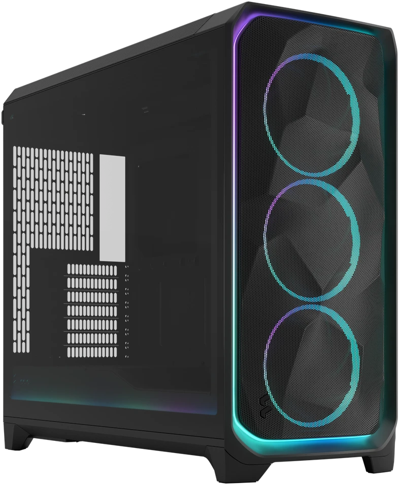 „Fractal Design Meshify 3 XL“ | „Ambience Pro RGB“ Juodas TG „Light Tint“ | ATX