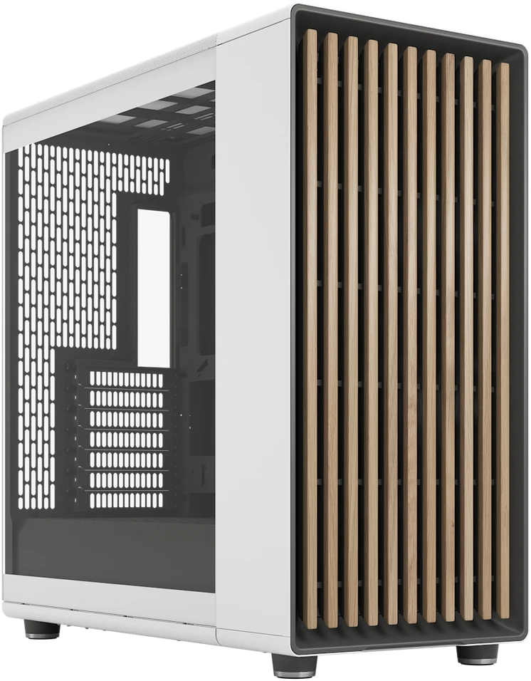 „Fractal Design“ kompiuterio korpusas | „North XL“ | „Chalk Baltas TG Clear“ | ATX