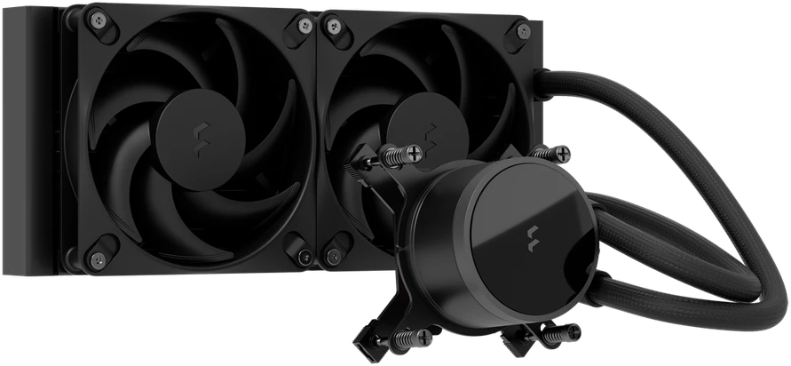 Fractal Design Vandens aušinimas | 240 spindulys | Juodas | Intel, AMD