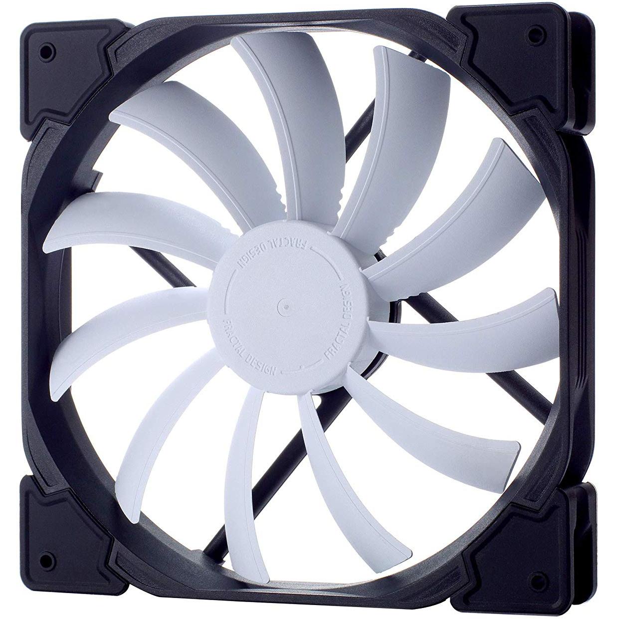 Fractal Design Venturi HF-14 Kompiuterio korpusui Ventiliatorius 14 cm Juoda, Pilka, Balta