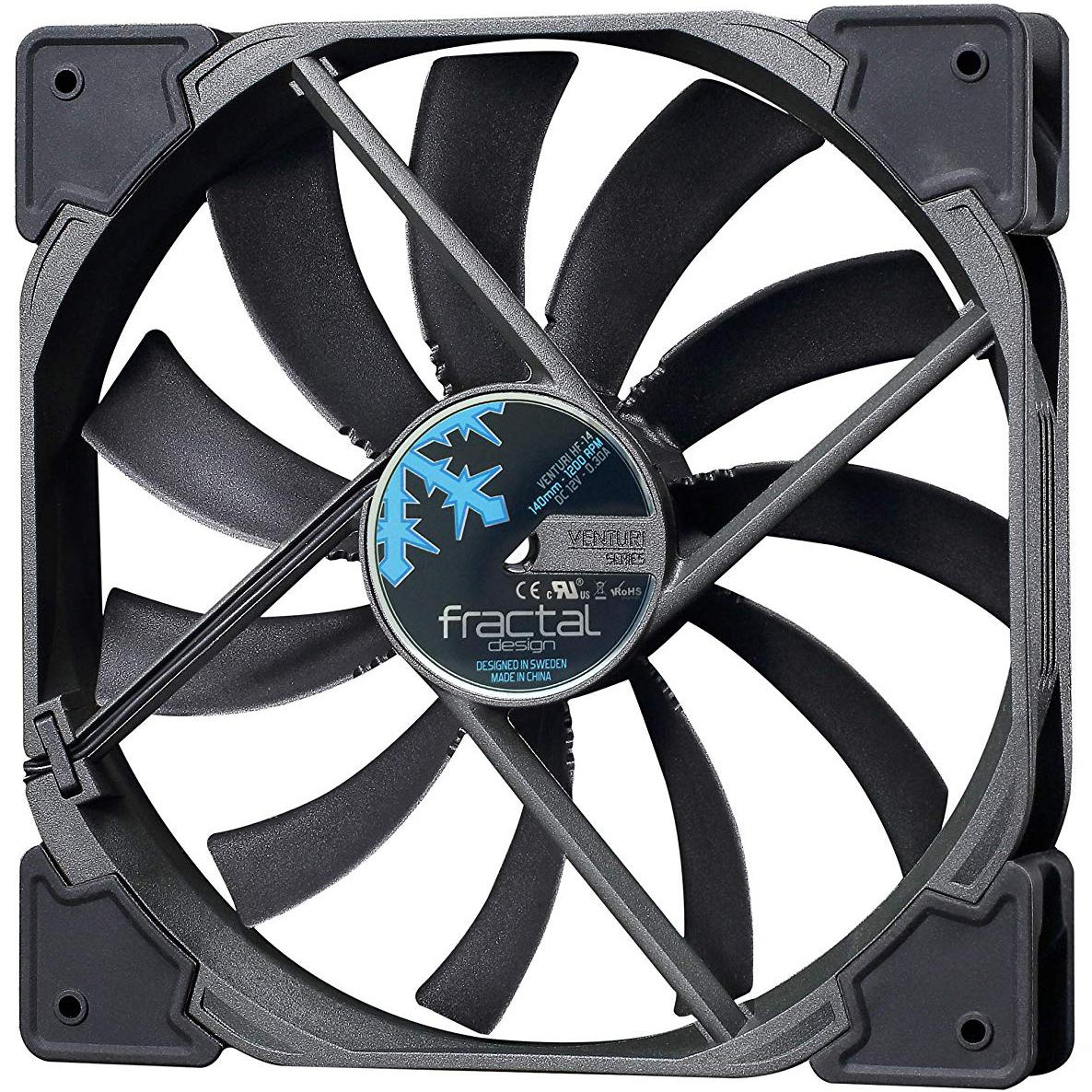 Fractal Design | FD-FAN-VENT-HF14-BK | Juodas, Pilkas | Fan