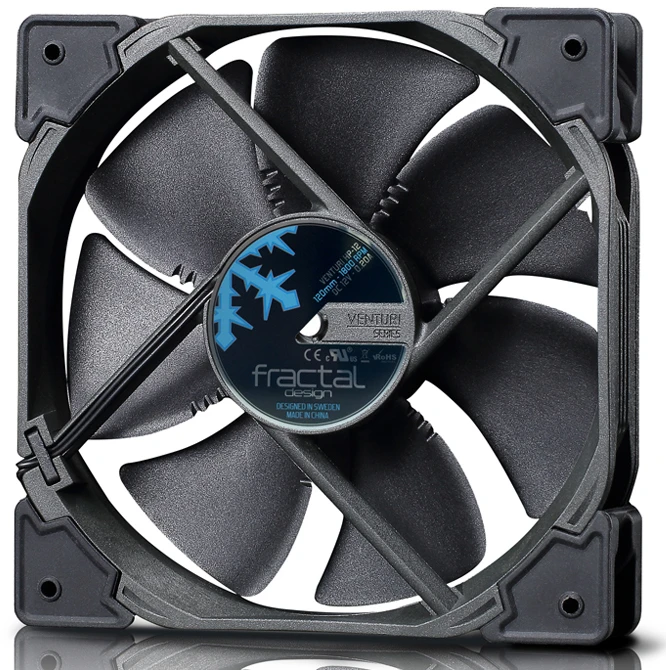 Fractal Design Fraktalų dizainas | Venturi | HP-12 PWM | Korpuso ventiliatorius