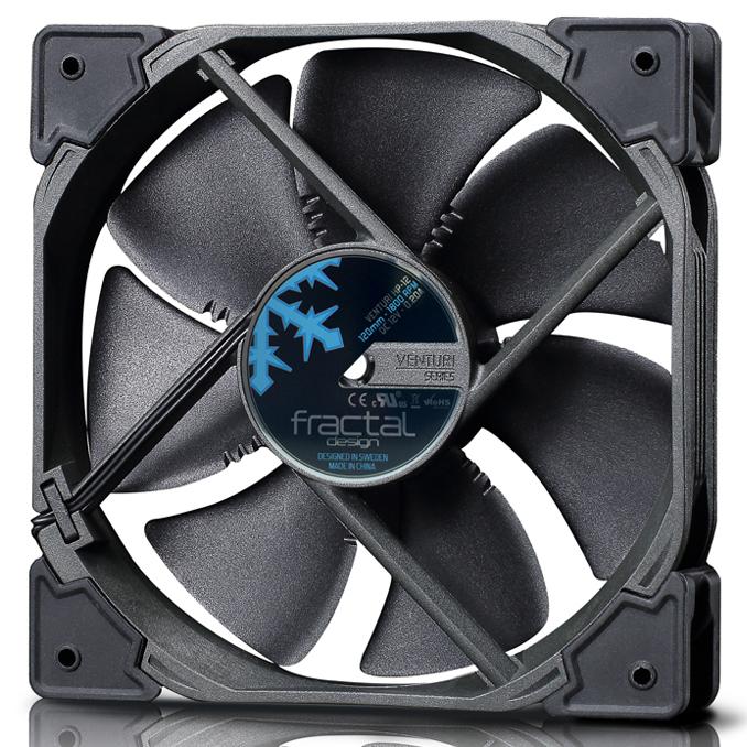 Fractal Design Fraktalų dizainas | Venturi | HP-12 PWM | Korpuso ventiliatorius