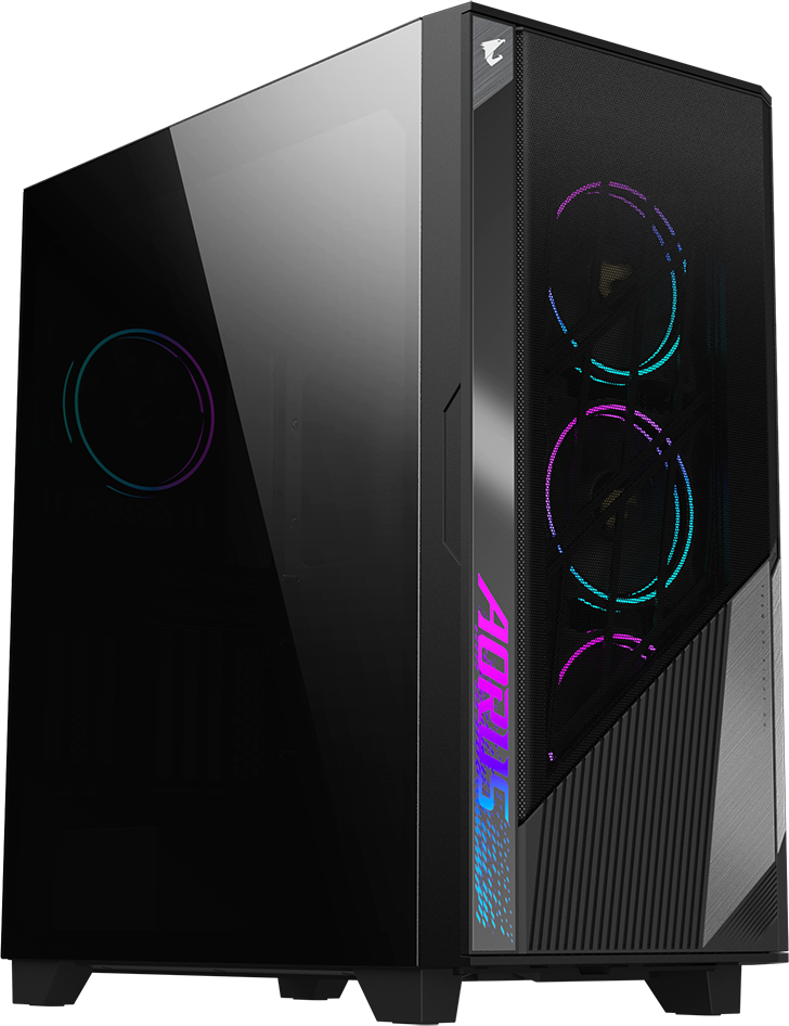 Dėklas|GIGABYTE|AORUS C500 GLASS|MidiTower|ATX|EATX|MicroATX|MiniITX|Spalva Juodas|GB-AC500GST