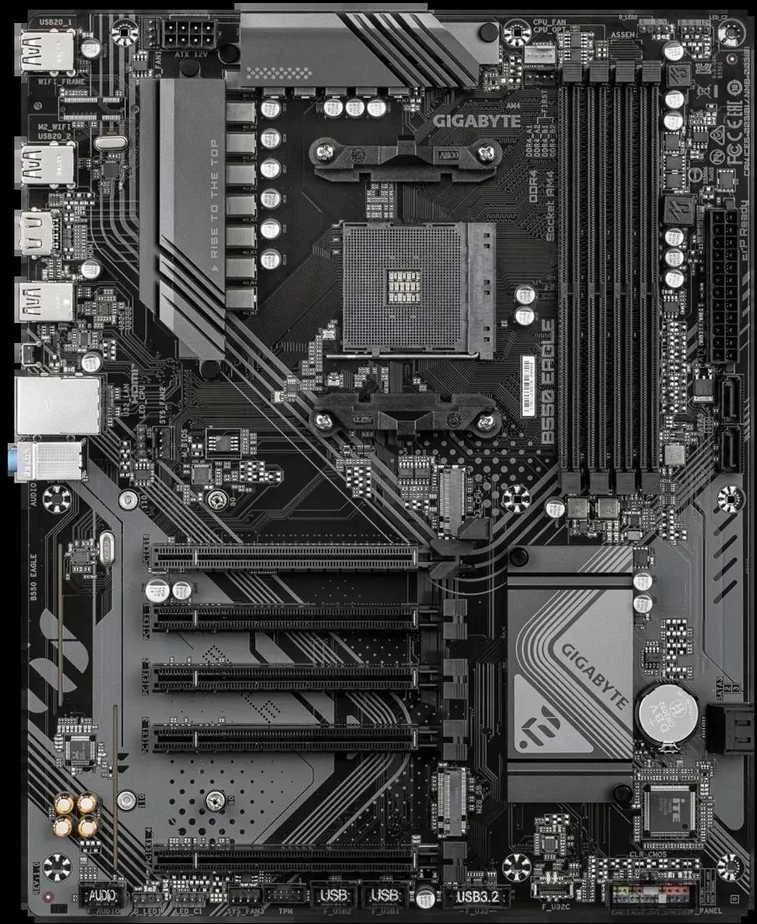 Pagrindinė plokštė GIGABYTE B550 EAGLE AM4 MB 4xDDR4 4xSATA 2xM.2