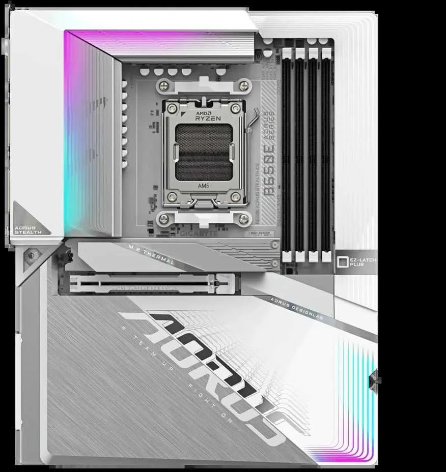 Pagrindinė plokštė GIGABYTE B650E AORUS STEALTH ICE