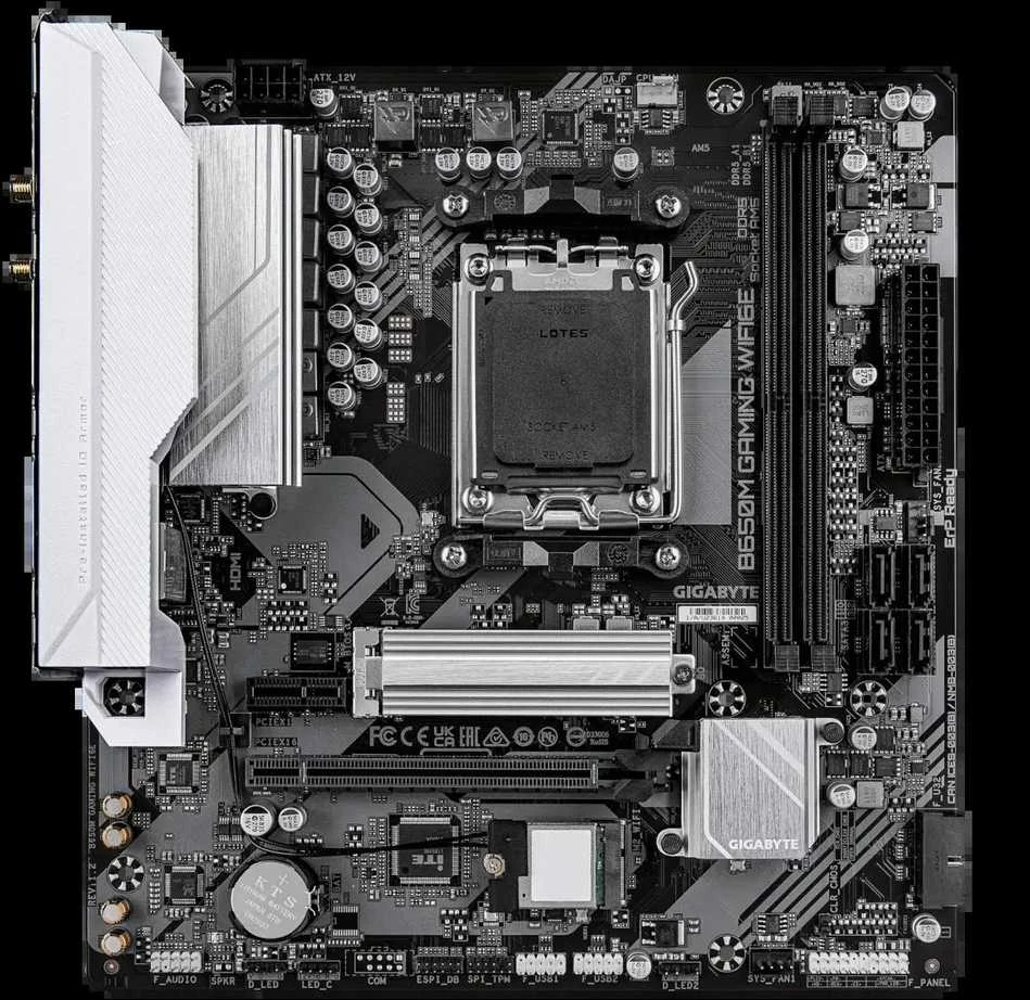 Pagrindinė plokštė GIGABYTE AC97A AM5 2xDDR5 1xM.2 4xSATA