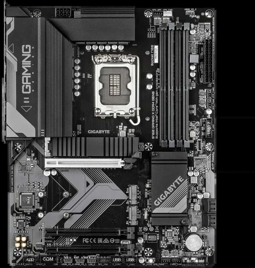 Pagrindinė plokštė „Gigabyte B760 GAMING X DDR4 GEN5“ | Procesorių šeima „Intel“ | Procesoriaus lizdas LGA1700 | DDR4 | Palaikomos standžiojo disko sąsajos M.2, SATA | SATA jungčių skaičius: 4