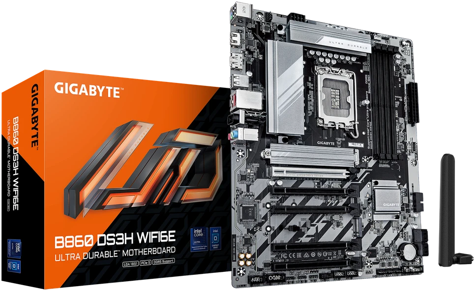 Pagrindinė plokštė Gigabyte B860 DS3H WIFI6E