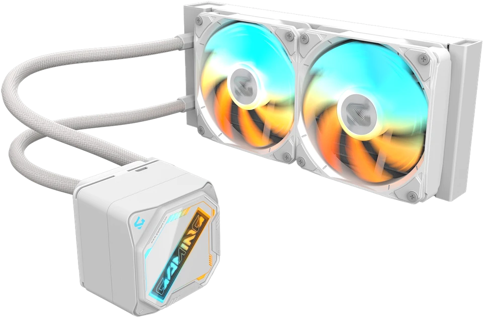 GIGABYTE GAMING 240 ICE Procesorius Universalusis skystinis aušintuvas 12 cm Balta