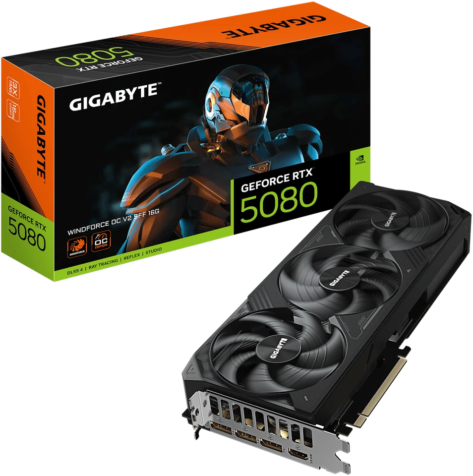 Vaizdo plokštė GIGABYTE GV-N5080WF3OCV2-16GD 1.0