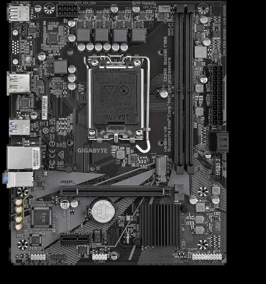 Pagrindinė plokštė GIGABYTE H610M K V2 LGA1700 1xHDMI 1xDP