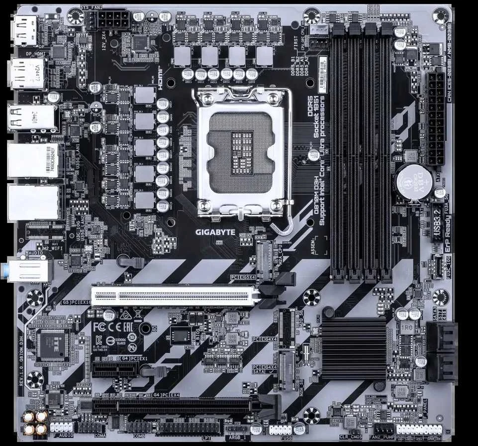 pagrindinė plokštė Gigabyte Q870M D3H