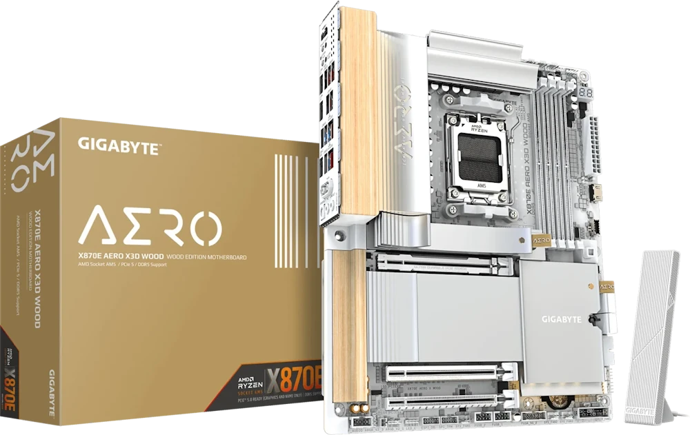 Pagrindinė plokštė GIGABYTE X870E AERO X WOOD