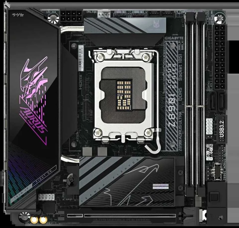 Pagrindinė plokštė GIGABYTE Z890I AORUS ULTRA