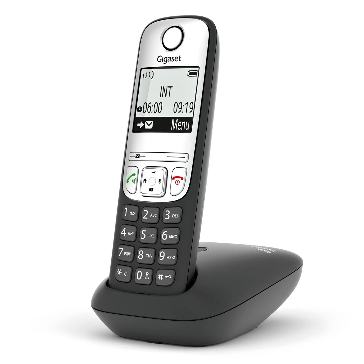 GIS Gigaset A690 Analoginis telefonas Skambintojo ID Juoda