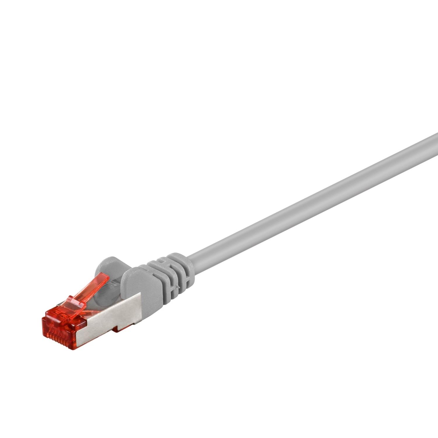 Goobay GB CAT6 S/FTP RJ45 PIMF 0.25M Pilkas